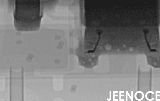 微焦点 X-Ray 技术：实现纳米级分辨率成像对比不同焦点尺寸的成像效果，讲解 5μm 以下微焦点技术在先进封装检测中的不可替代性，帮助选择合适的设备分辨率。(图1)